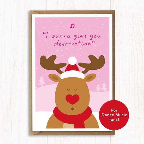 Funny christmas card - christmas, dance