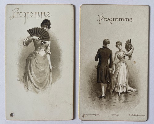 Pair victorian carte - of,