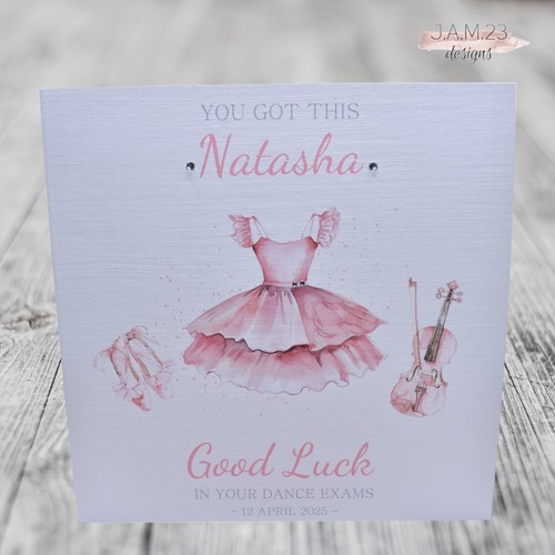 Personalised good luck your - personalised,
