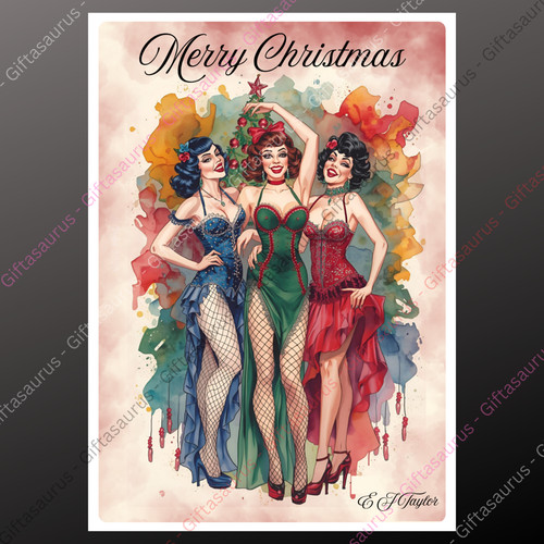 Personalised christmas card - personalised,