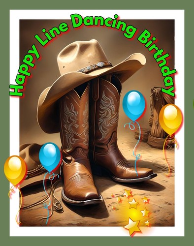 Happy line dancing - happy,