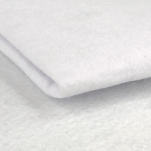 White baize felt fabric - baize,