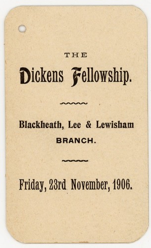 1906 dickens fellowship - 1906,