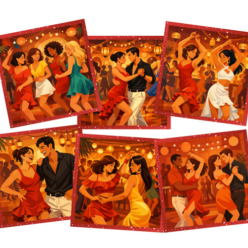 Latin club dance party - club,