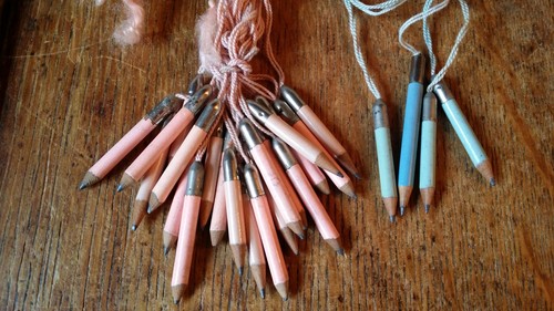 Antique vintage lot - /, pink