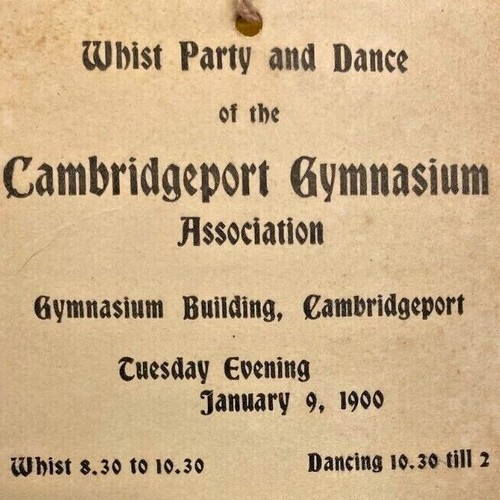 1900 cambridgeport gymnasium - 1900,