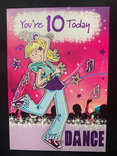 10th birthday card - , age