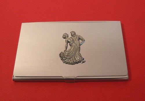Ballroom dancers pewter motif - ballroom,