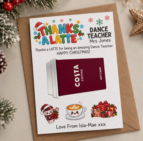Dance teacher christmas thanks - dance,