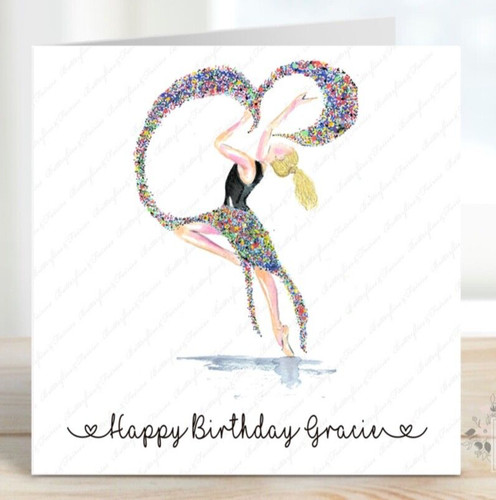 Personalised birthday card - personalised,